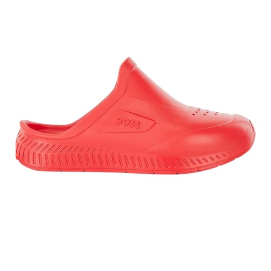 Boss Heren Titanium-R Platte Slides (Helder rood) - Image 1