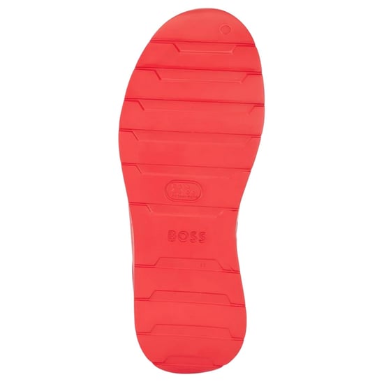 Boss Heren Titanium-R Platte Slides (Helder rood) - Image 4