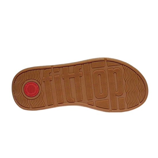FitFlop Dames/Dames Leren Platte Slippers (Wit) - Image 4