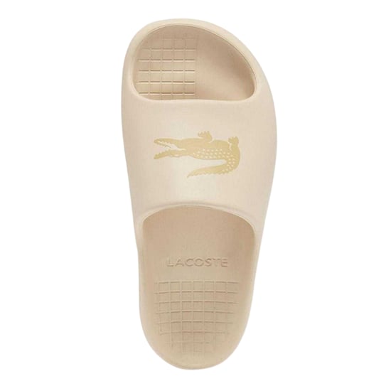 Lacoste Womens/Ladies Serve Chunky Sliders (Beige) - Image 4