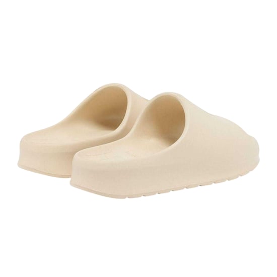 Lacoste Mens Serve Crocodile Holiday Sliders (Off White) - Image 2