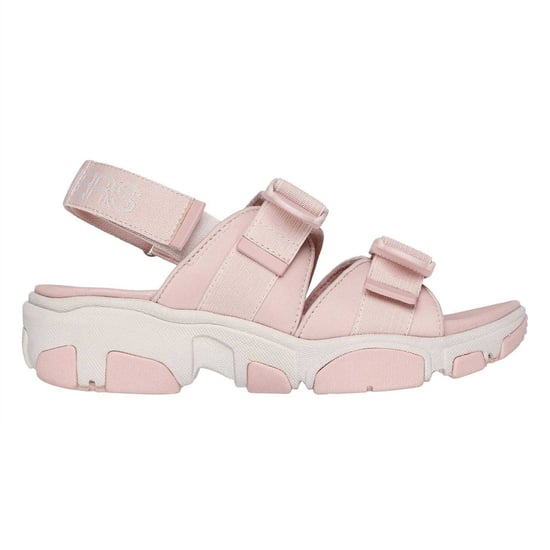 Skechers Dames/Dames Platte Hak Sandalen (Blush) - Image 1