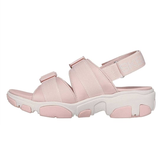 Skechers Dames/Dames Platte Hak Sandalen (Blush) - Image 2