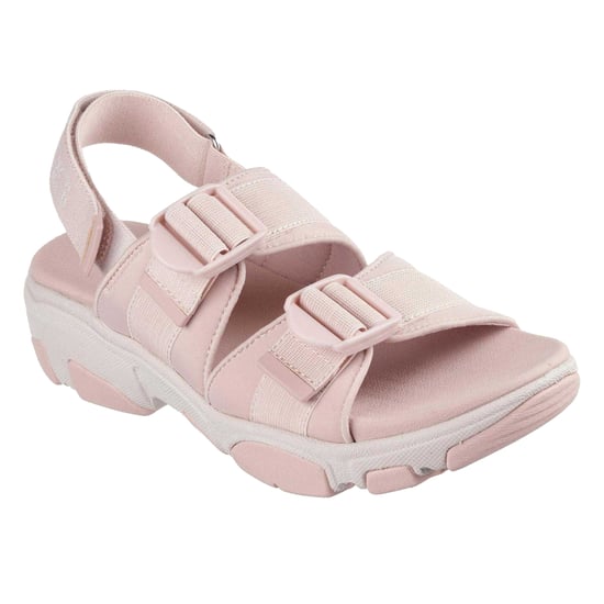Skechers Dames/Dames Platte Hak Sandalen (Blush) - Image 3