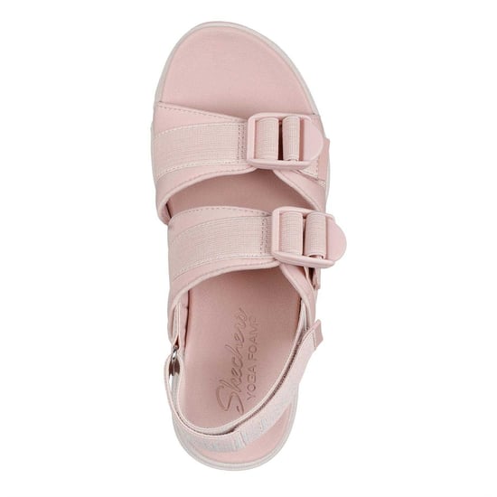 Skechers Dames/Dames Platte Hak Sandalen (Blush) - Image 4