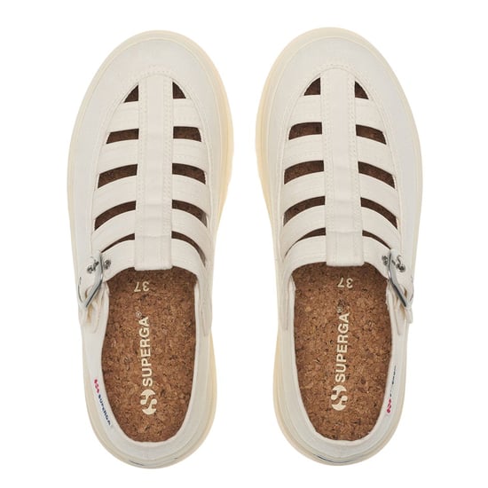 Superga Womens/Ladies 3541 Alpina Gurkha Fisherman Sandals (Off White) - Image 4