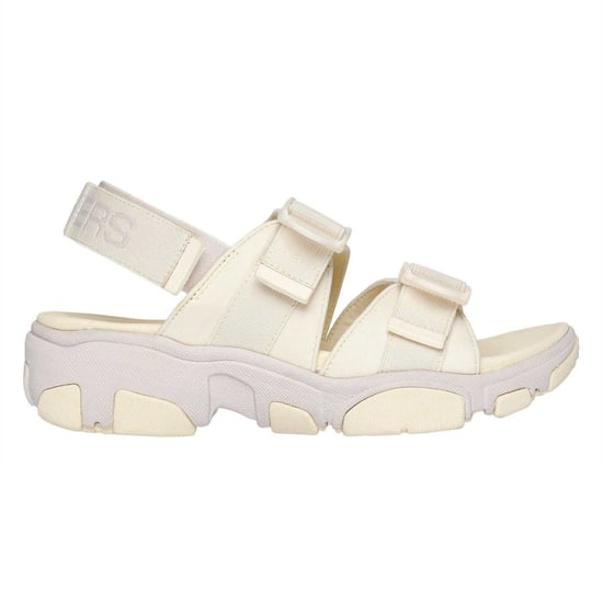 Skechers Dames/Dames Platte Hak Sandalen (Geel) - Image 1