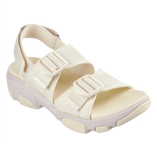 Skechers Dames/Dames Platte Hak Sandalen (Geel) - Image 3
