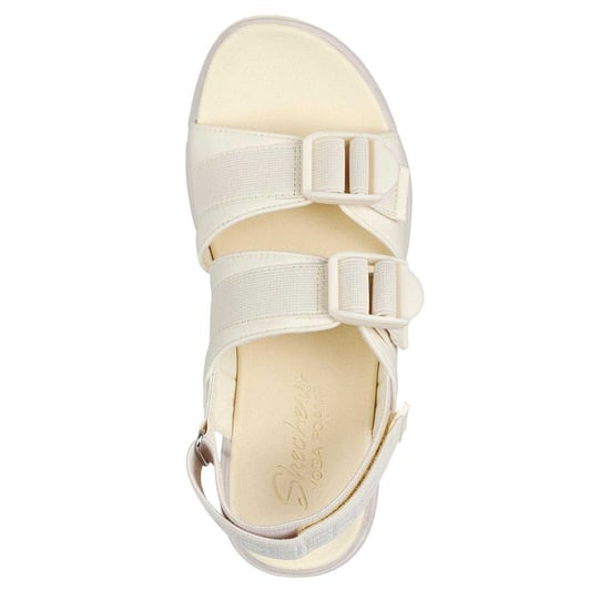 Skechers Dames/Dames Platte Hak Sandalen (Geel) - Image 4