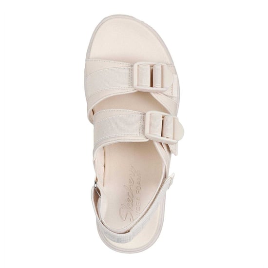 Skechers Dames/Dames Platte Hak Sandalen (Natuurlijk) - Image 4