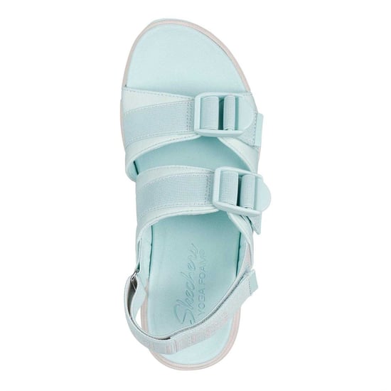 Skechers Dames/Dames Platte Hak Sandalen (Munt) - Image 4