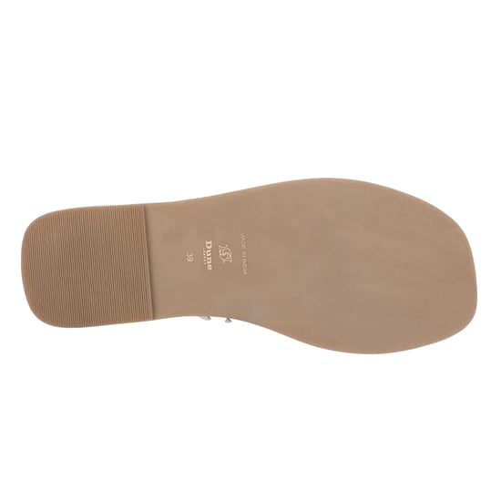 Dune London Dames/Dames Teen Post Platte Sandalen (Ecru) - Image 3