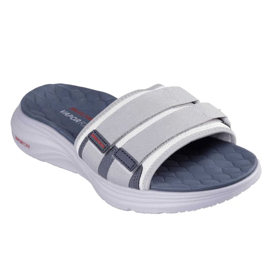 Skechers Mens Vapor Foam Platta Sportsandaler (Grått/Charcoal) - Image 3