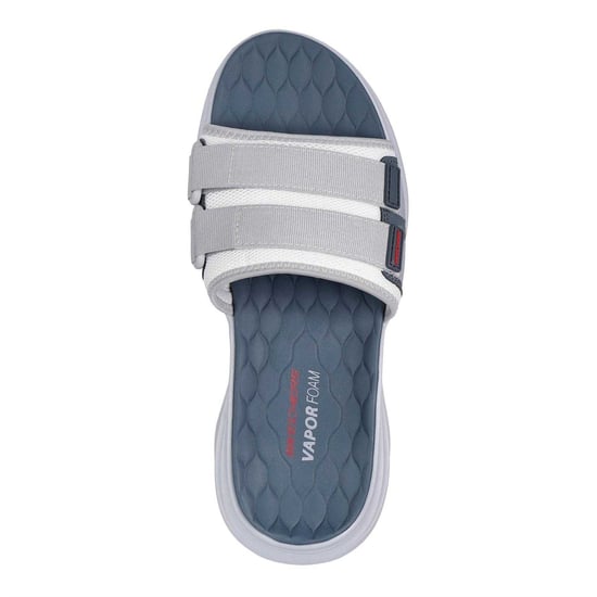 Skechers Mens Vapor Foam Platta Sportsandaler (Grått/Charcoal) - Image 4