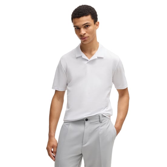 Hugo Heren Dimerspolo Poloshirt (Wit) - Image 1