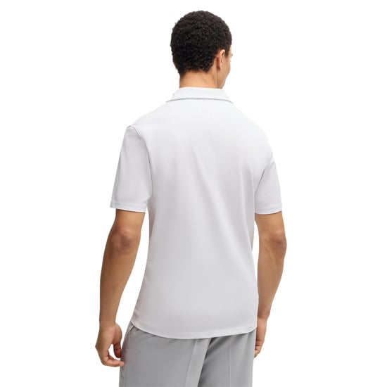 Hugo Heren Dimerspolo Poloshirt (Wit) - Image 3