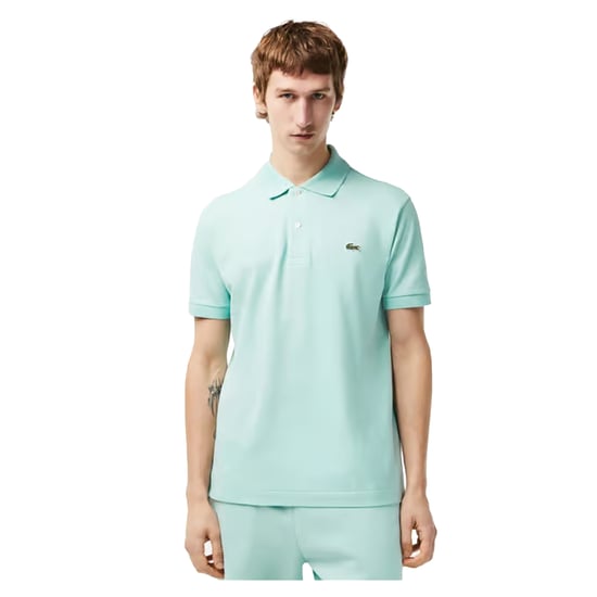 Lacoste Mens Originals Pique Polo Shirt (Mint) - Image 3