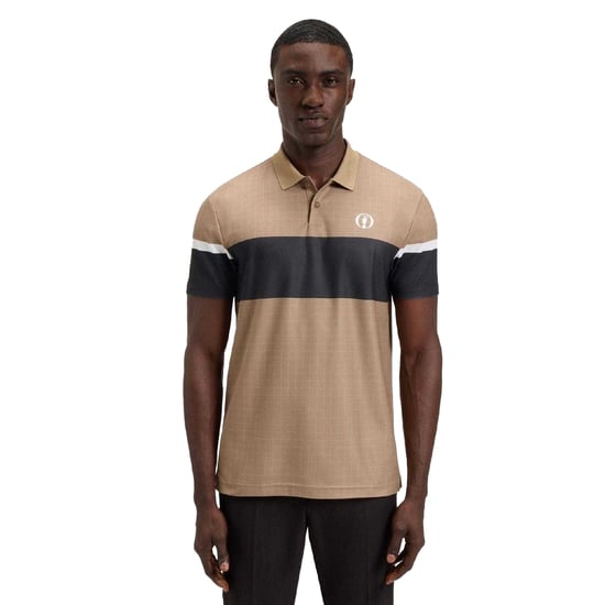 Boss Mens The Open 25 Paddy Golf Polo Shirt (Beige) - Image 1