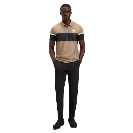 Boss Mens The Open 25 Paddy Golf Polo Shirt (Beige) - Image 5