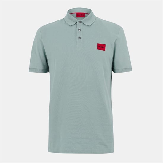 Hugo Heren Deruso Poloshirt (Lichtgroen) - Image 1