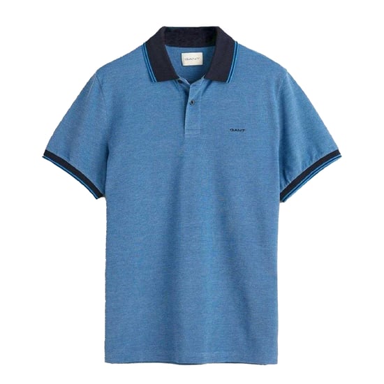 Gant Heren Katoenen Polo Shirt (Blauw) - Image 2