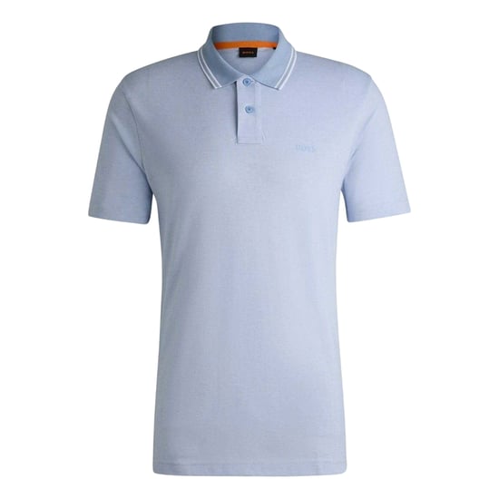 Boss Heren Peoxfordnew Poloshirt met korte mouwen (Blauw) - Image 1