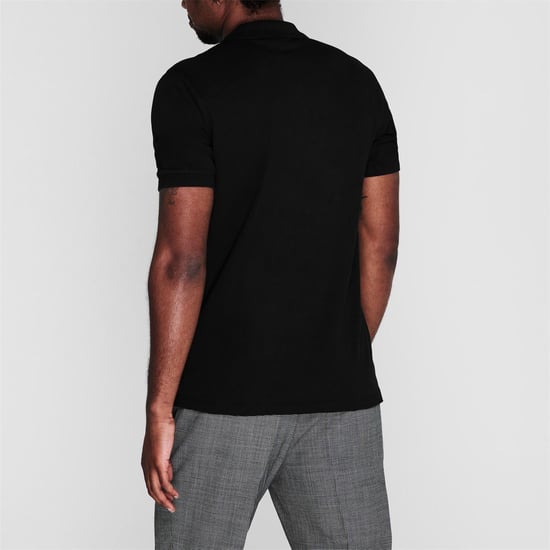 Hugo Heren Deruso Poloshirt (Zwart) - Image 3