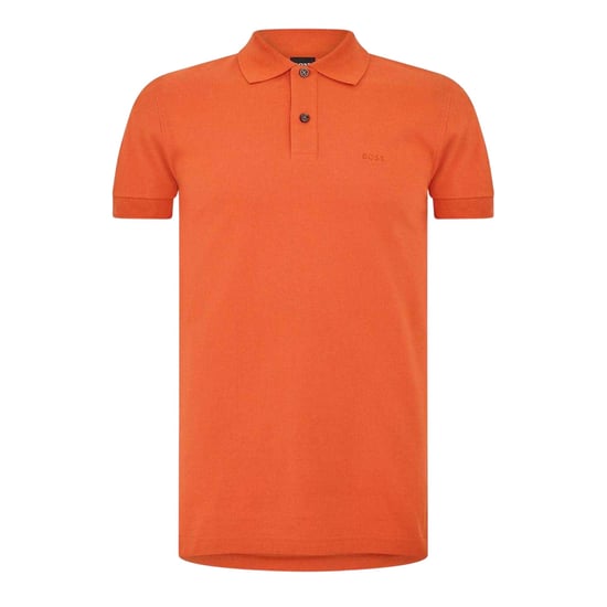 Boss Heren Firenze Katoenen Poloshirt (Donker Oranje) - Image 1
