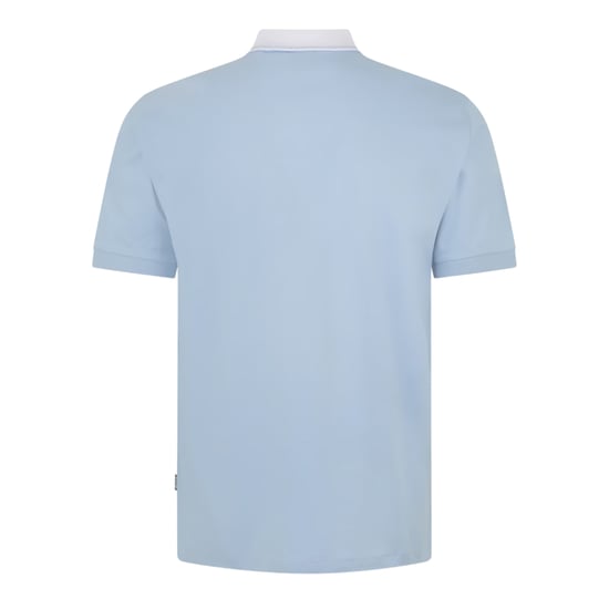 Boss Herr Melange Regular Polo Shirt (Pastellblått) - Image 2