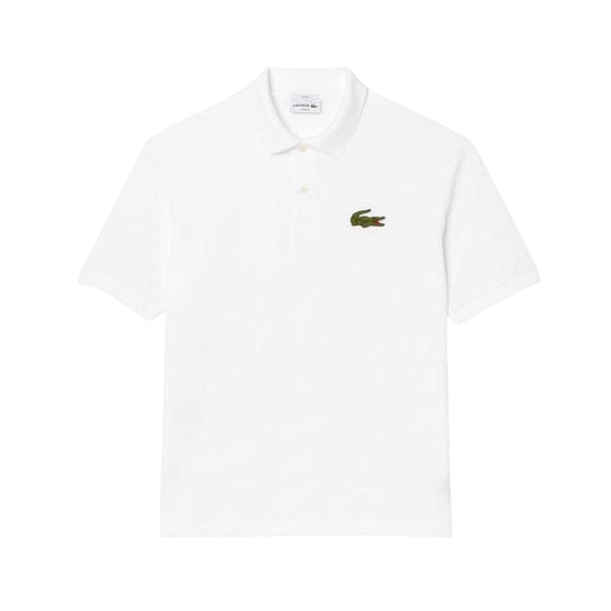 Lacoste Heren L.12.12 Geborduurd Logo Loose Fit Poloshirt (Wit) - Image 1