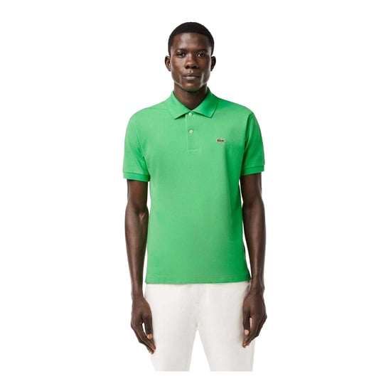 Lacoste Mens Originals Pique Polo Shirt (Green) - Image 1