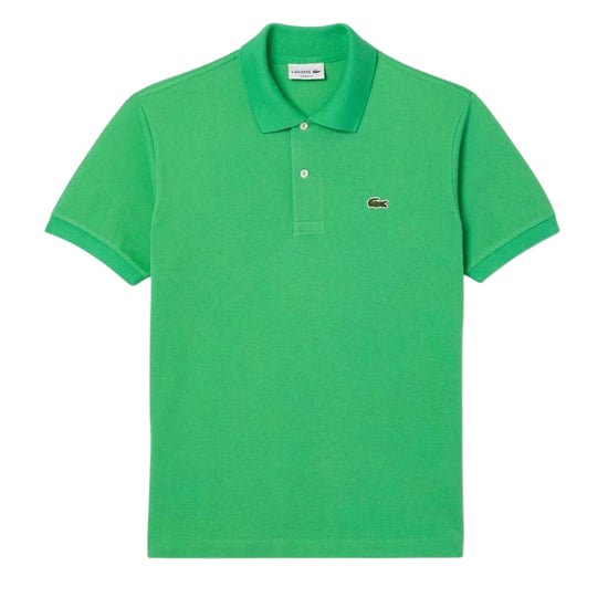 Lacoste Mens Originals Pique Polo Shirt (Green) - Image 2