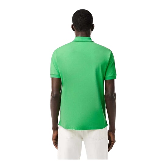 Lacoste Mens Originals Pique Polo Shirt (Green) - Image 3