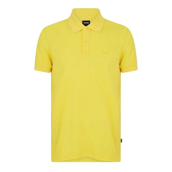 Boss Heren Firenze Katoenen Poloshirt (Helder geel) - Image 1
