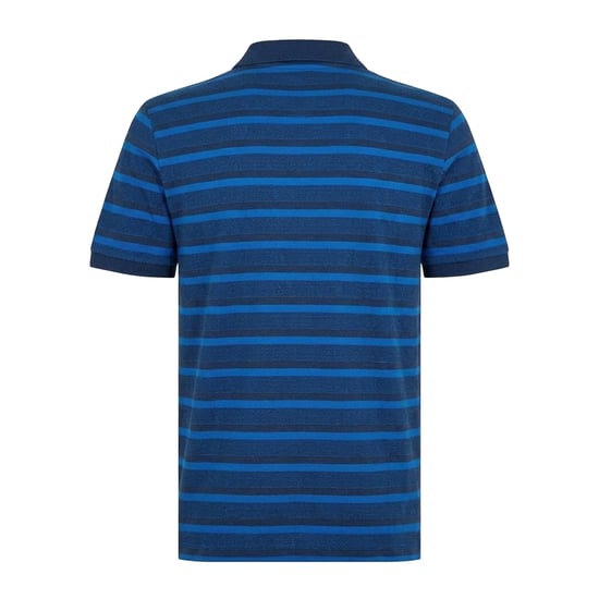 Original Penguin Heren Gestreept Polo Shirt (Yale Blauw) - Image 2