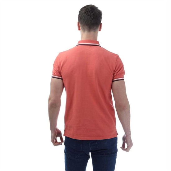 Timberland Mens Oyster River Cotton Polo Shirt (Pink) - Image 2