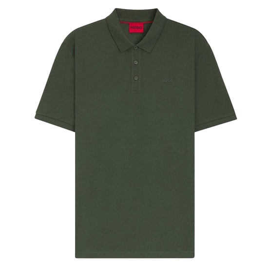 Hugo Heren Donos Katoenen Polo Shirt (Donkergroen) - Image 2