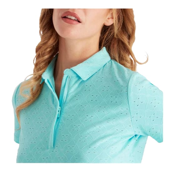Calvin Klein Dames/Dames Golf Poloshirt (Aqua) - Image 4
