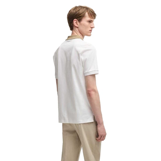 Boss Herr Melange Regular Polo Shirt (Naturligt) - Image 2