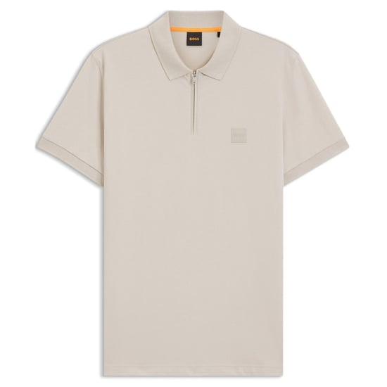 Boss Heren Regular Poloshirt met Korte Mouwen (Grijs) - Image 1