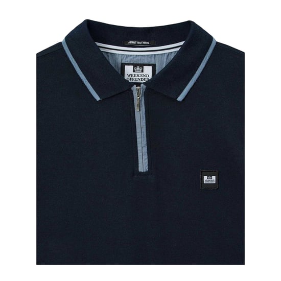 Weekend Offender Heren polo (Marine) - Image 4