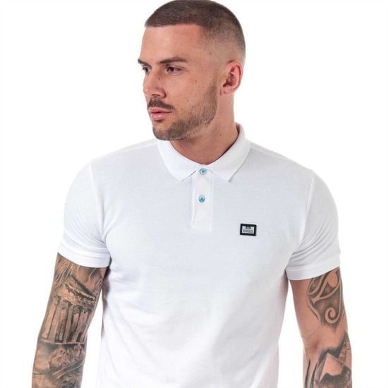 Weekend Offender Heren Barnum Katoenen Poloshirt (Wit) - Image 2
