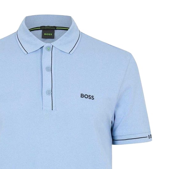 Boss Heren Paule Poloshirt (Blauw) - Image 2