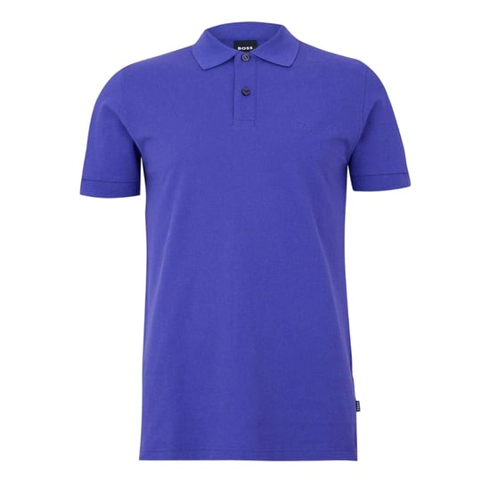 Boss Heren Firenze Katoenen Poloshirt (Donkerpaars) - Image 1
