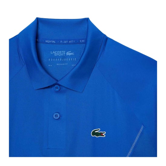Lacoste Heren Tennis x Novak Djokovic Regular Poloshirt (Blauw) - Image 3
