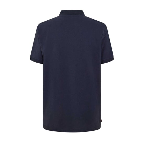 Aquascutum Mens Regular Short-Sleeved Polo Shirt (Navy) - Image 2