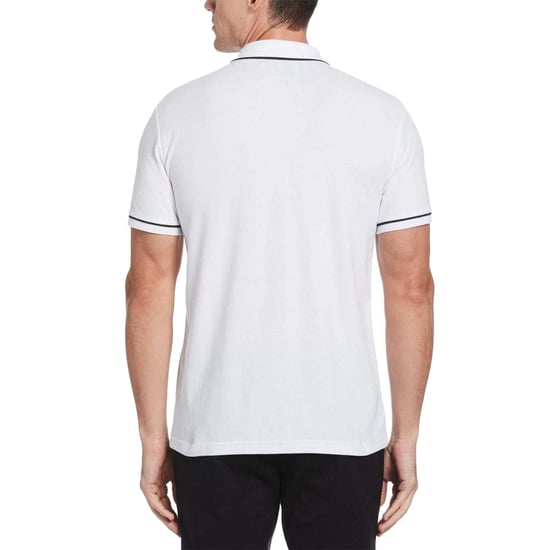 Original Penguin Heren Earl Biologisch Katoenen Poloshirt met Korte Mouwen (Wit) - Image 2