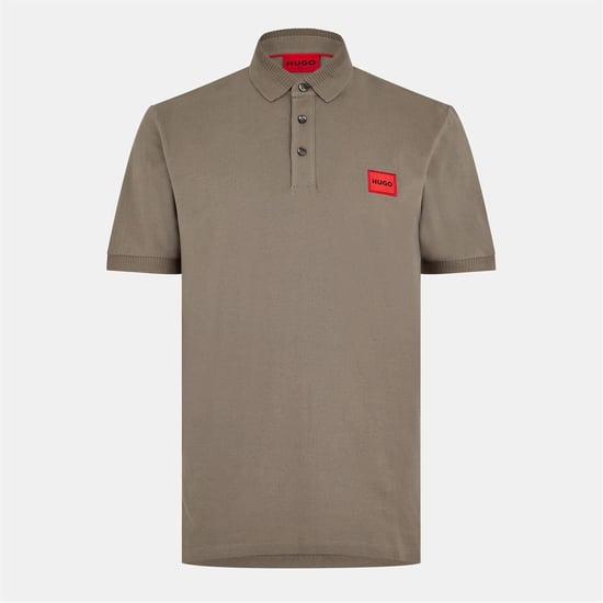 Hugo Heren Deruso Poloshirt (Medium Grijs) - Image 1