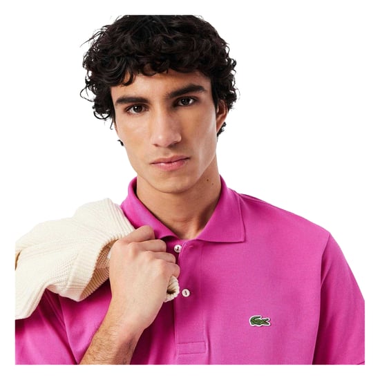 Lacoste Heren L.12.12 Original Poloshirt (Roze) - Image 4