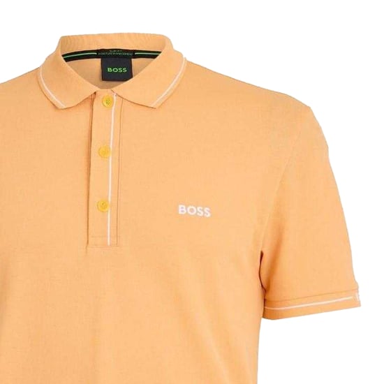 Boss Heren Paule Poloshirt (Oranje) - Image 2